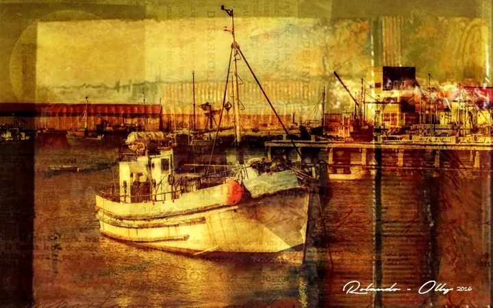 Trawler, œuvre de rolando olly