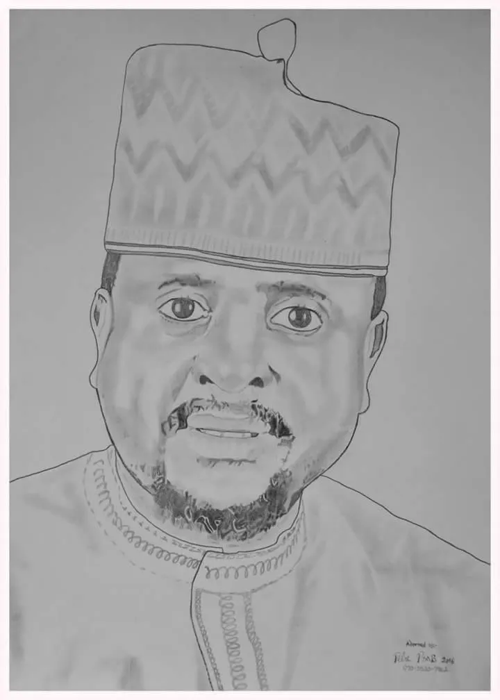 Hon. Lado Suleja by pehe PMS, œuvre de Onimisi Omonowo