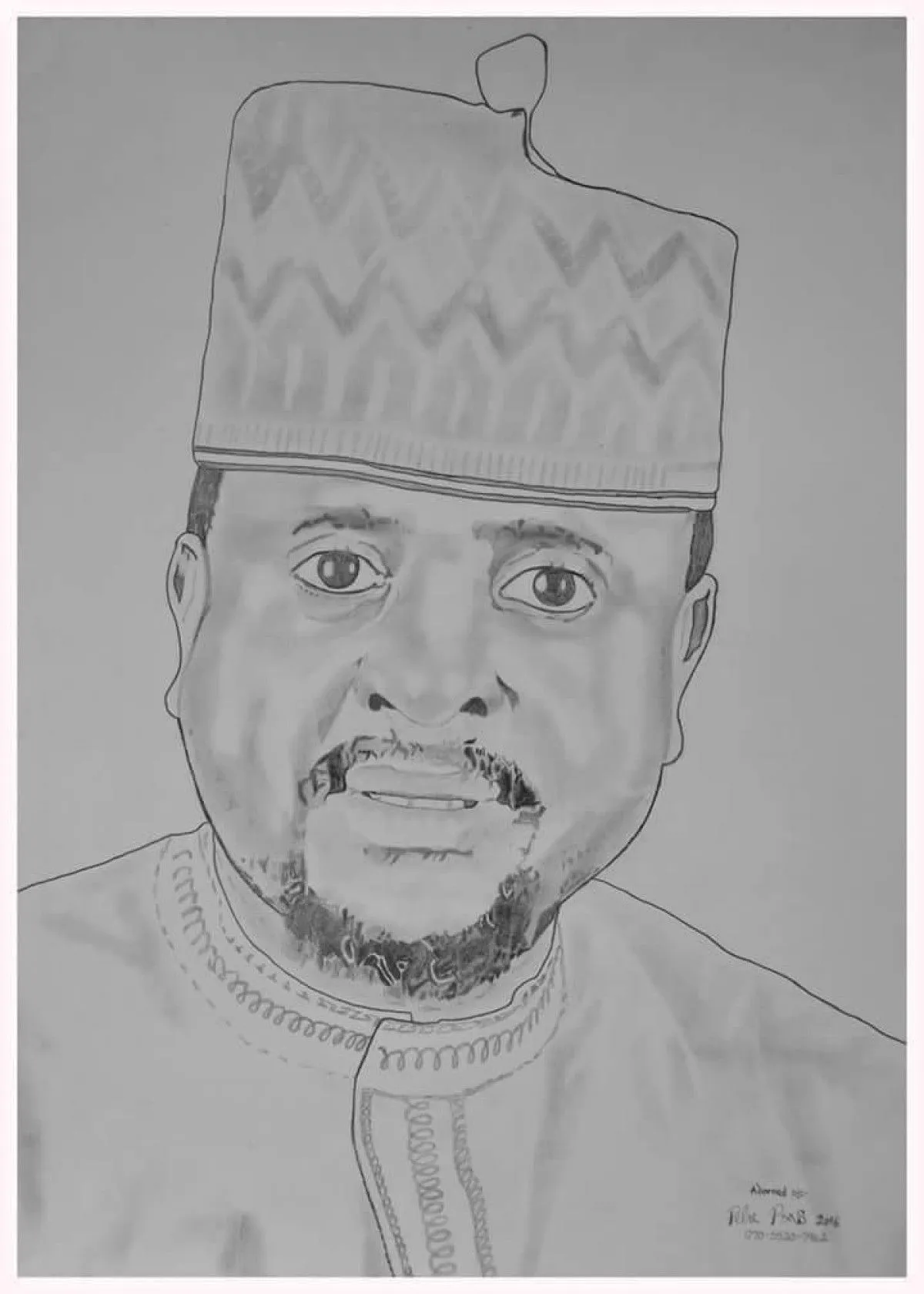 Hon. Lado Suleja by pehe PMS, œuvre de Onimisi Omonowo