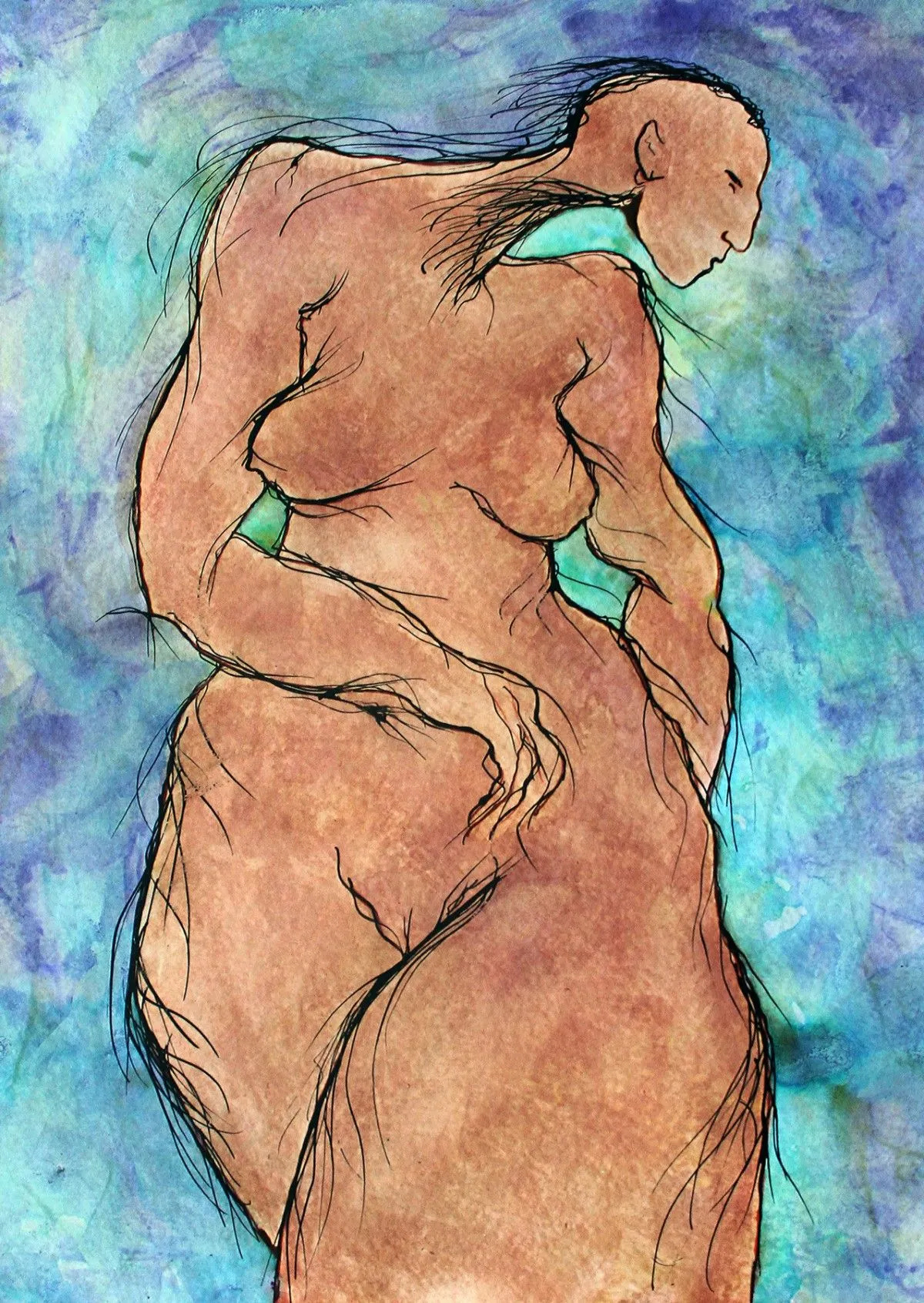 Medusa Unbound, artwork by Michael Lawrence