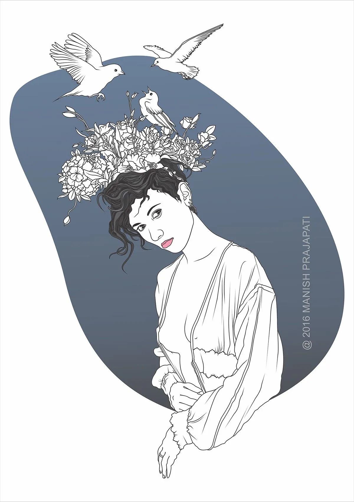freedom girl, œuvre de Manish Prajapati