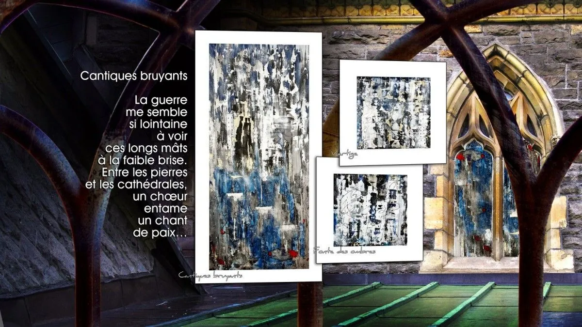 cantiques bruyants, œuvre de Lise Tanguay