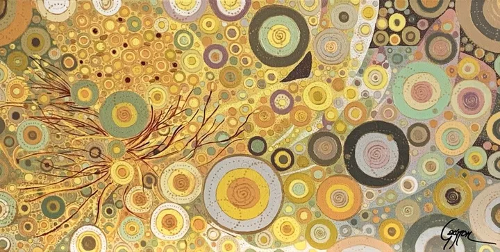 Lotus, artwork by Lynda Gagnon