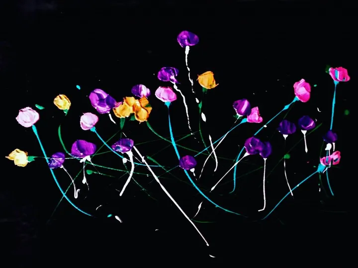 The power from Flowers 2, artwork by Patrick van