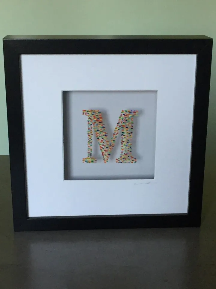 « Mon alphabet 2 », artwork by Rita Vandenherrewegen