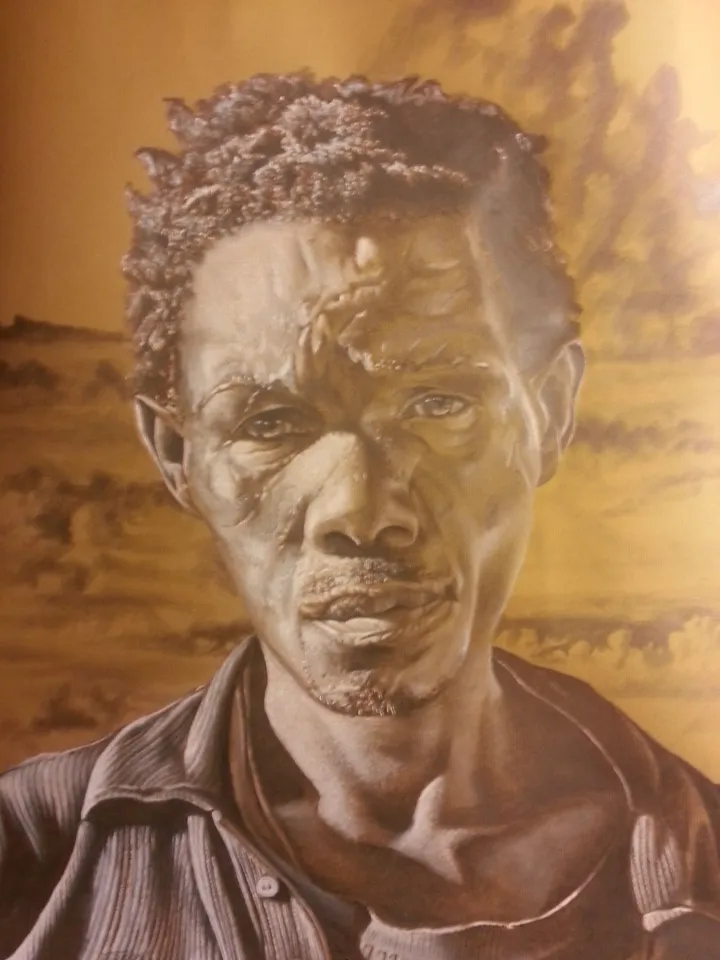 Karoo Sheep Shearer, œuvre de GIDEON GELDENHUYS