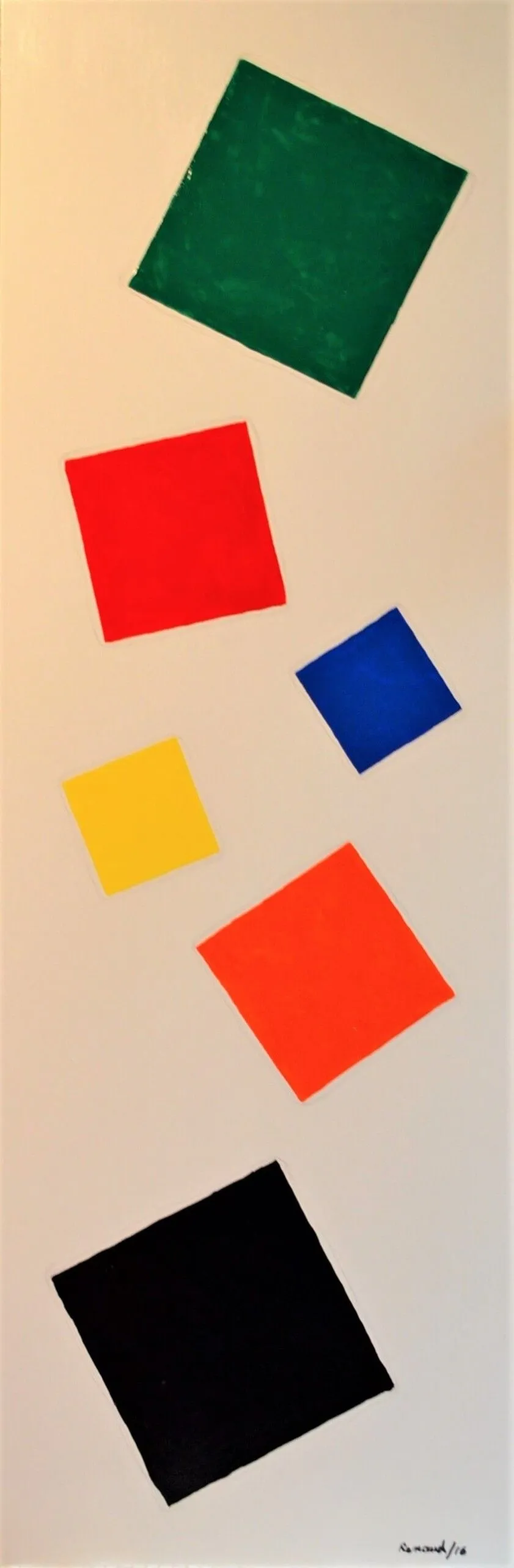 Composition 16-16, artwork by Marcel Renaud