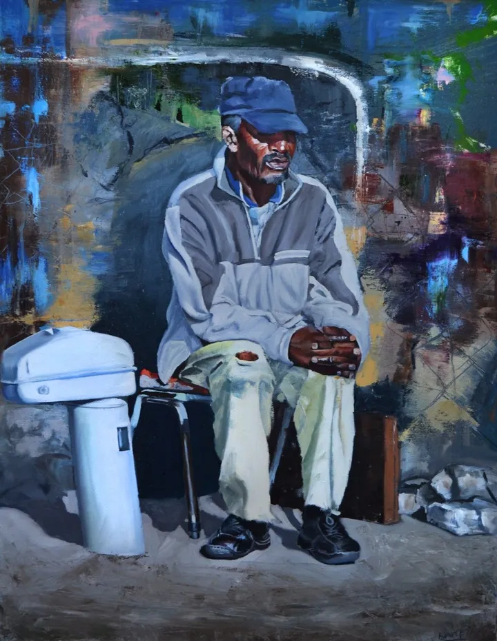 the minister of water abd sanitation, œuvre de Banele Njadayi