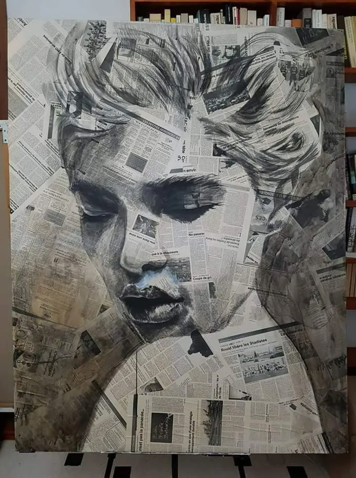 Sans titre, artwork by Nabil Souaki