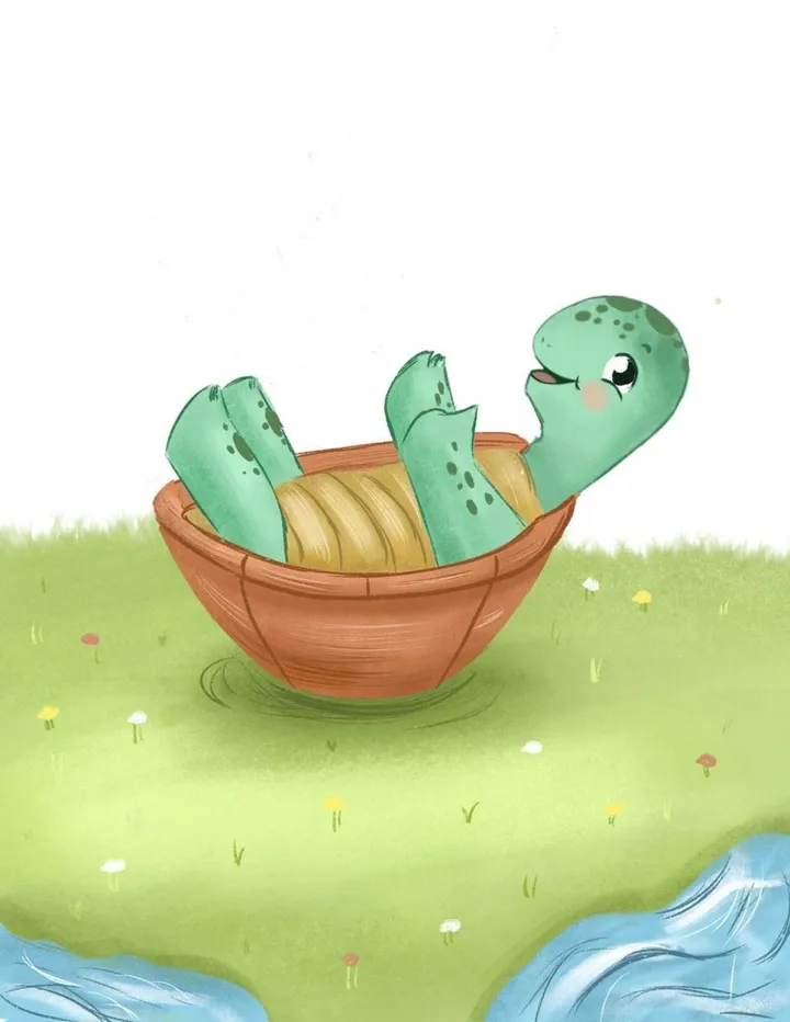 Tay The Turtle by Michael Gibson, œuvre de US Illustrations