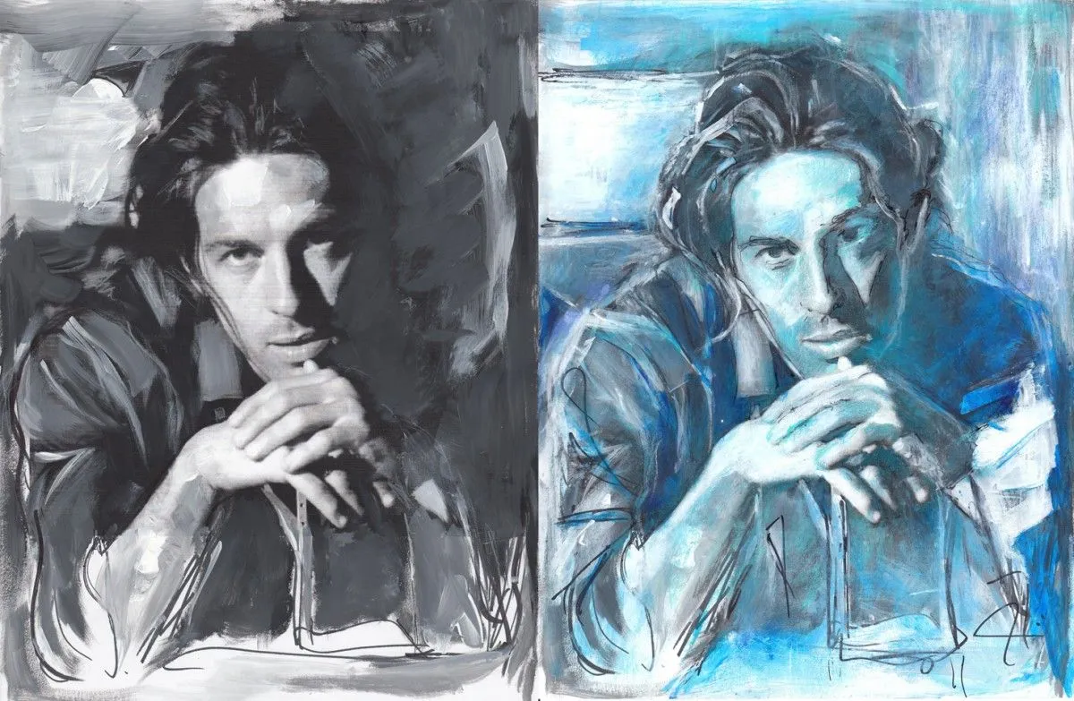 Modèle - Cédric Cilia, œuvre de Pierro Laroche