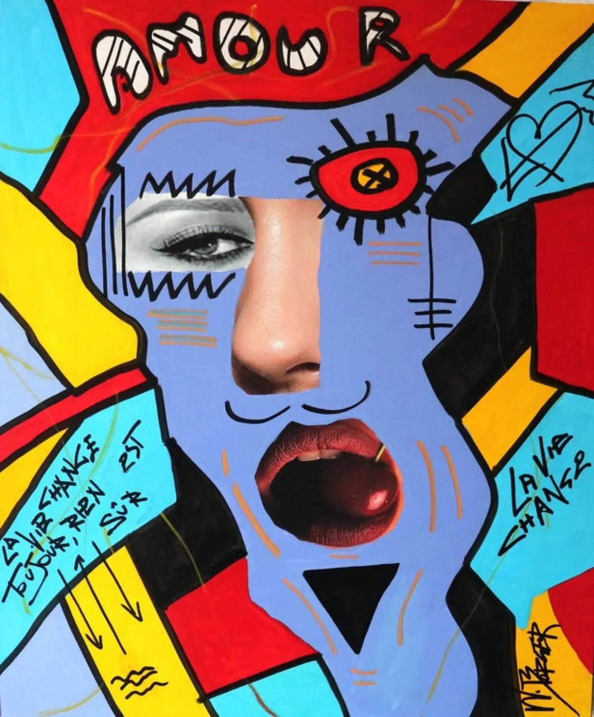 la vie change, artwork by MoBeArt Gallery