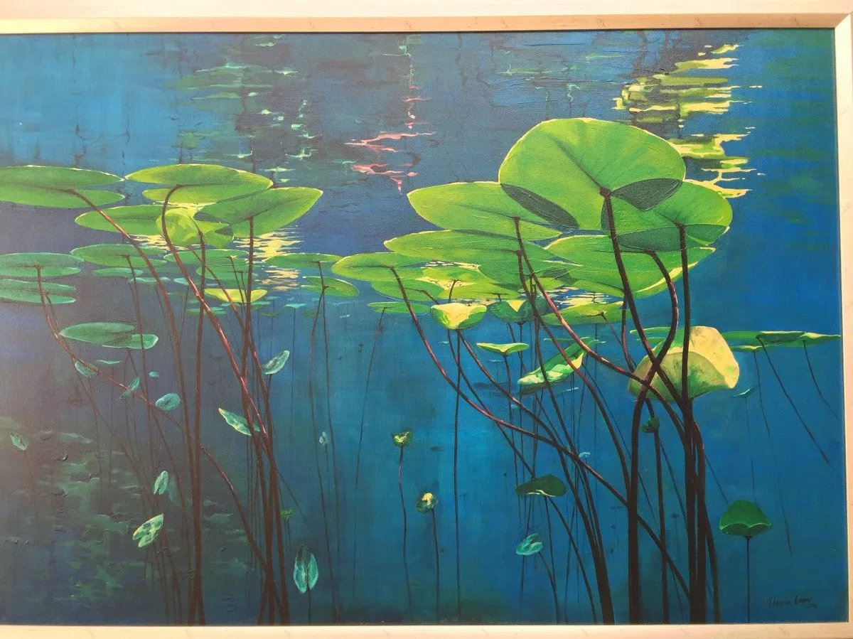 Water World Scene 1, artwork by Theresa Cooper