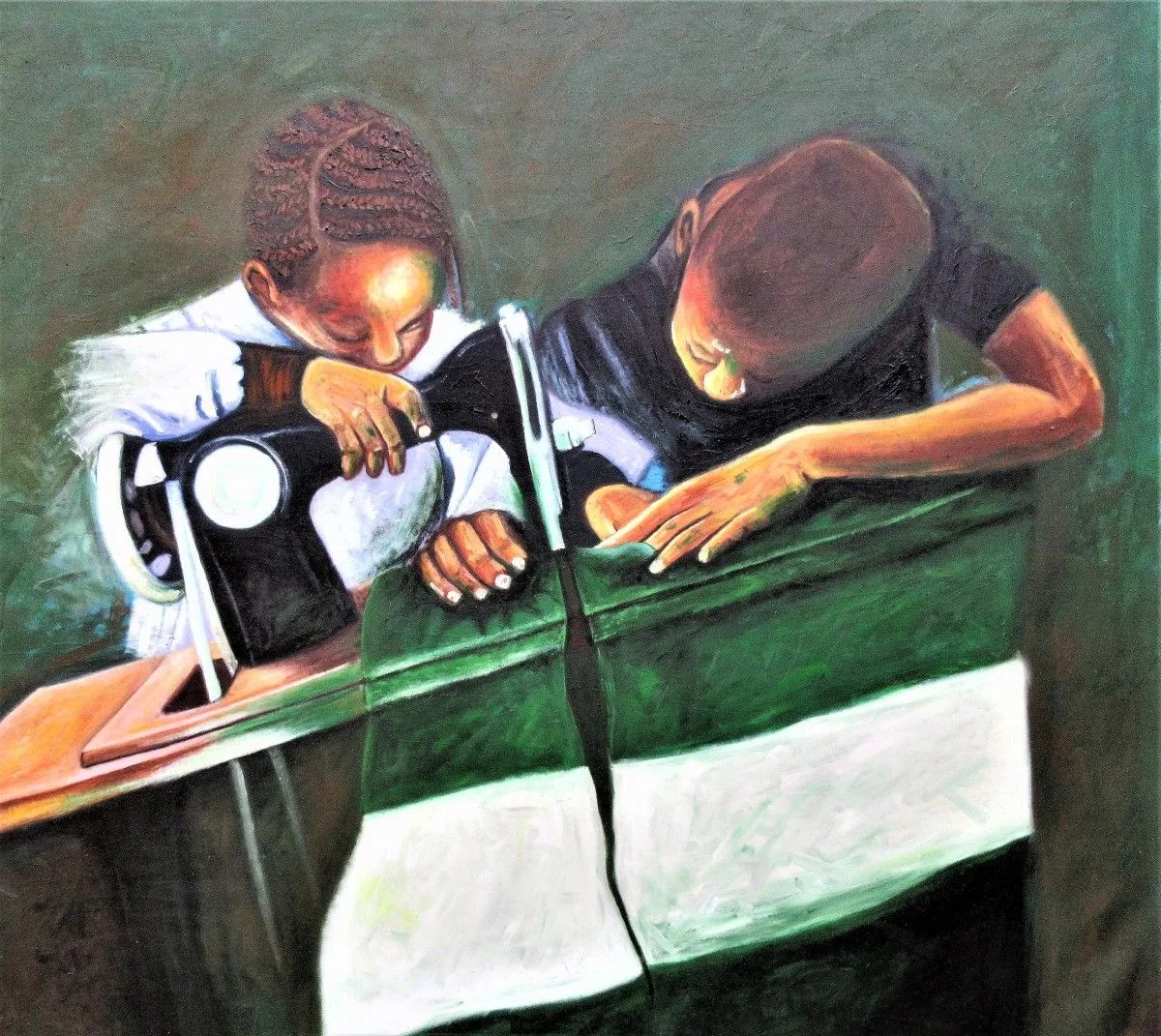 A Stitch in Time, artwork by Luka Chohu