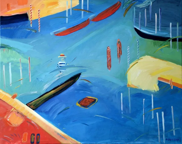 GONDOLIER, œuvre de Ewa Osinska-Rozpedek