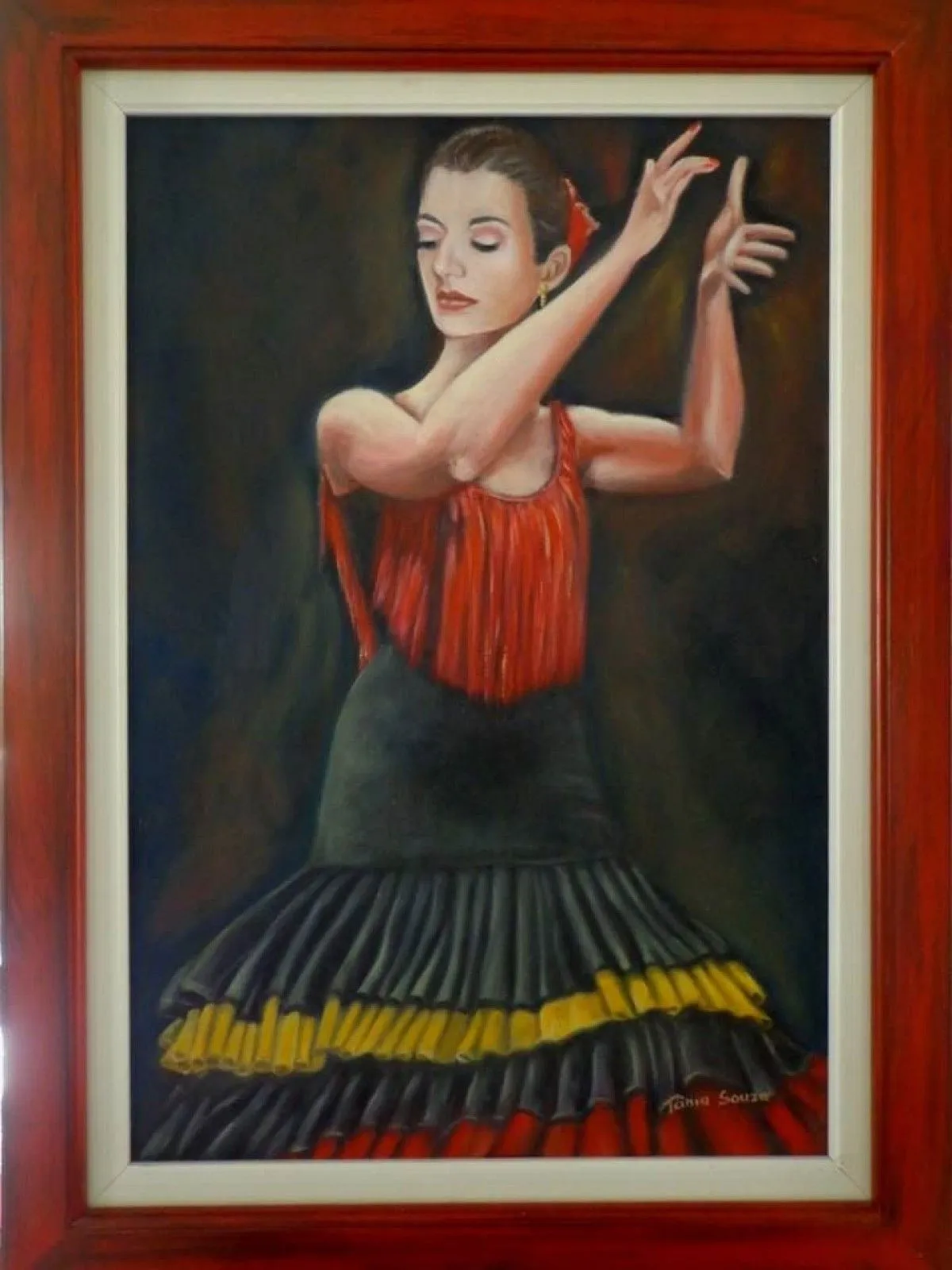 Flamenco dancer, œuvre de Tânia Maria de Souza