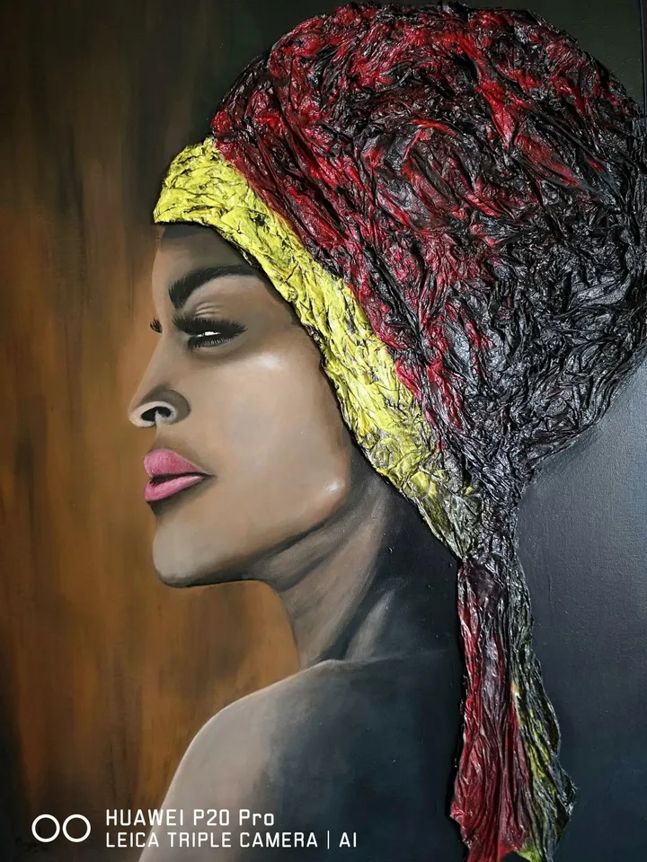 Dignité Africaine, artwork by Saouti Mina