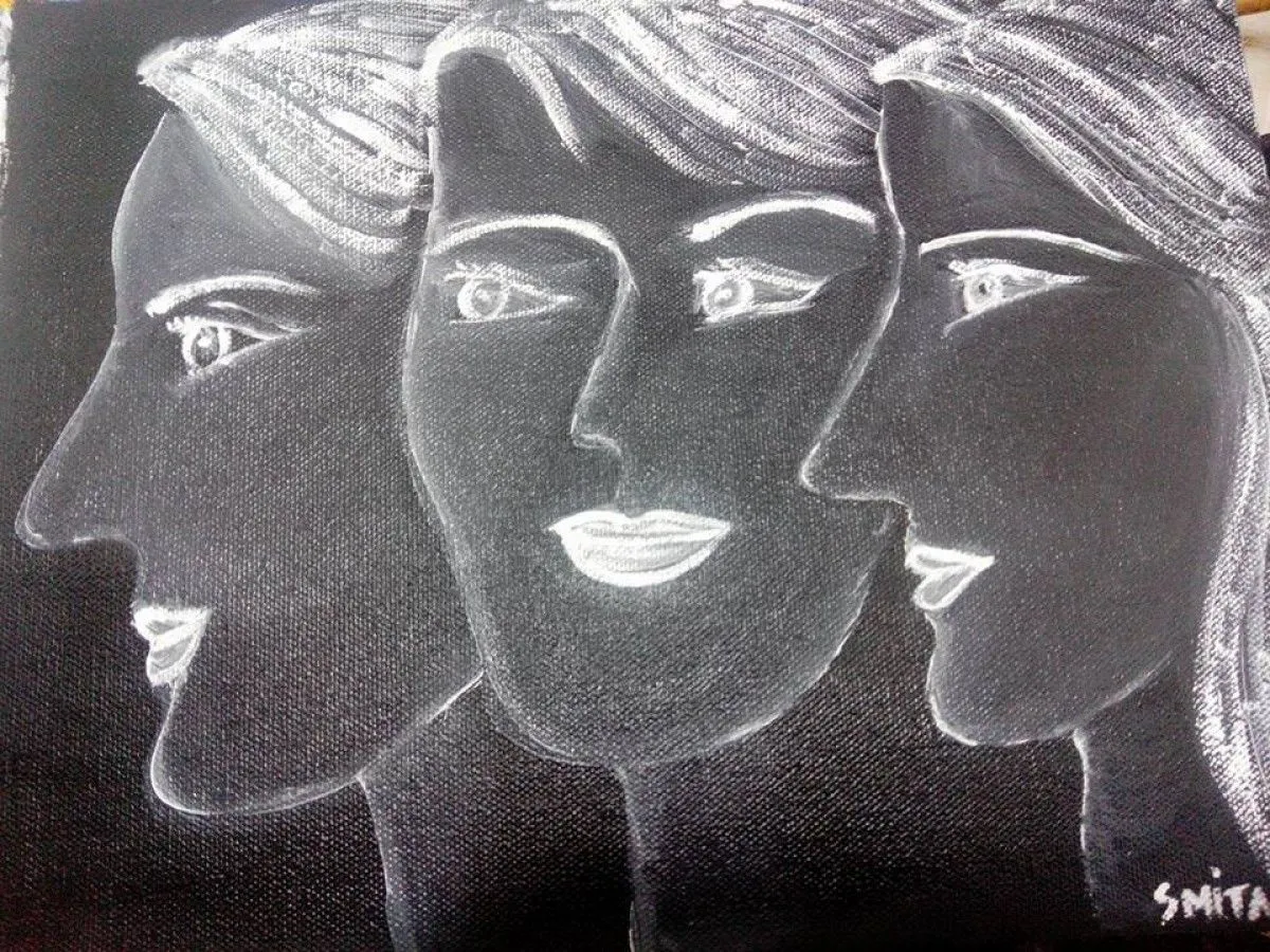 Faces, œuvre de Smita Urunkar