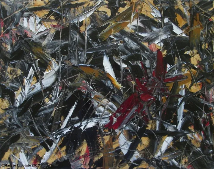 Tumulte / Tumult, vendu, artwork by Maryse Lapointe