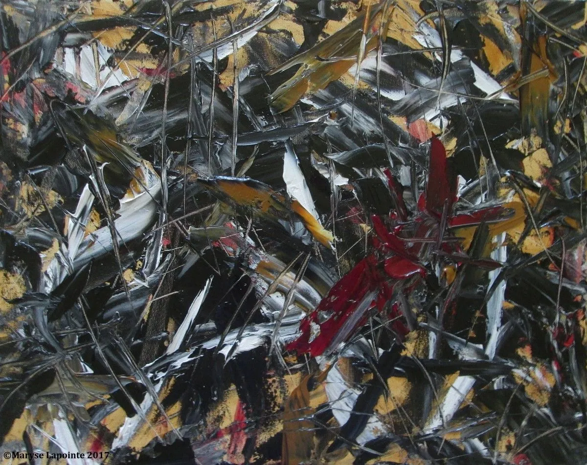 Tumulte / Tumult, vendu, artwork by Maryse Lapointe