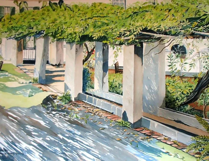 The Garrison Library Garden, œuvre de Giorann Henshaw