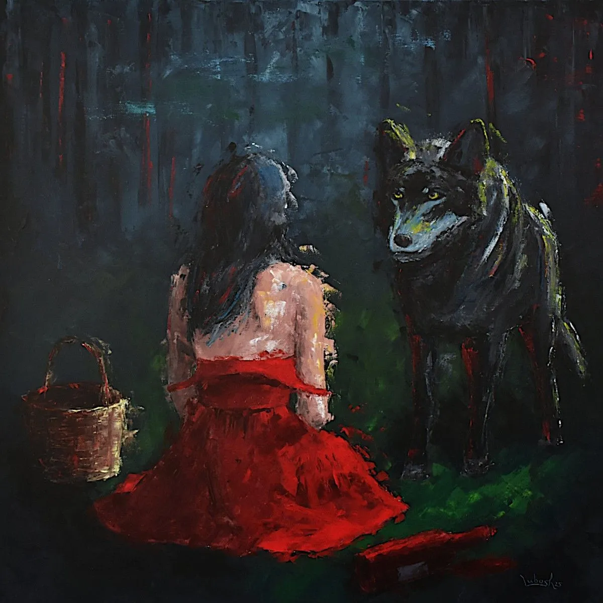 On the Edge of Fate, artwork by Lubosh Valenta