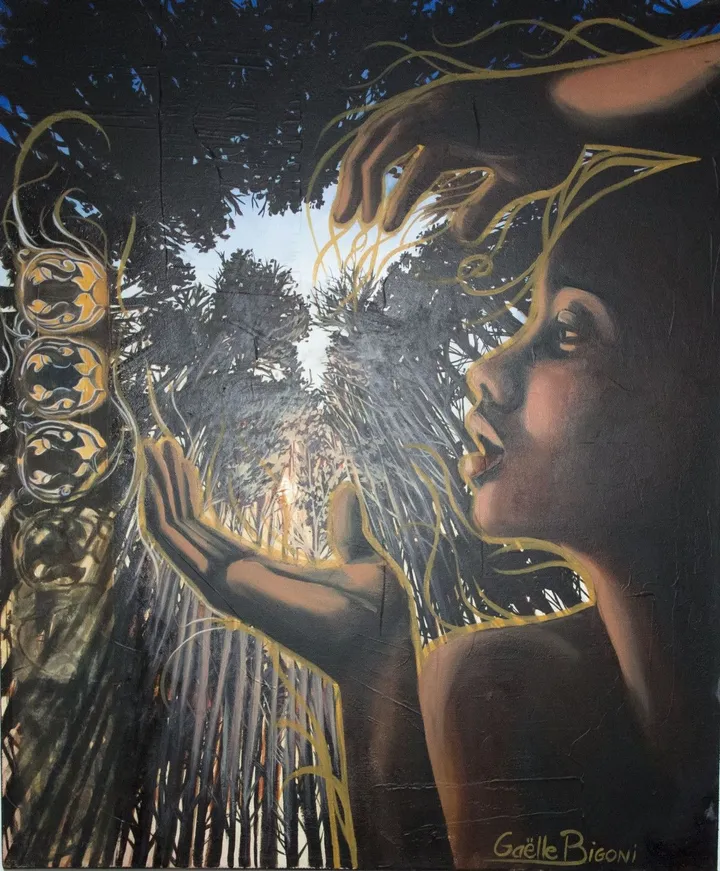 Soleil spirituel, artwork by Gaëlle Bigoni
