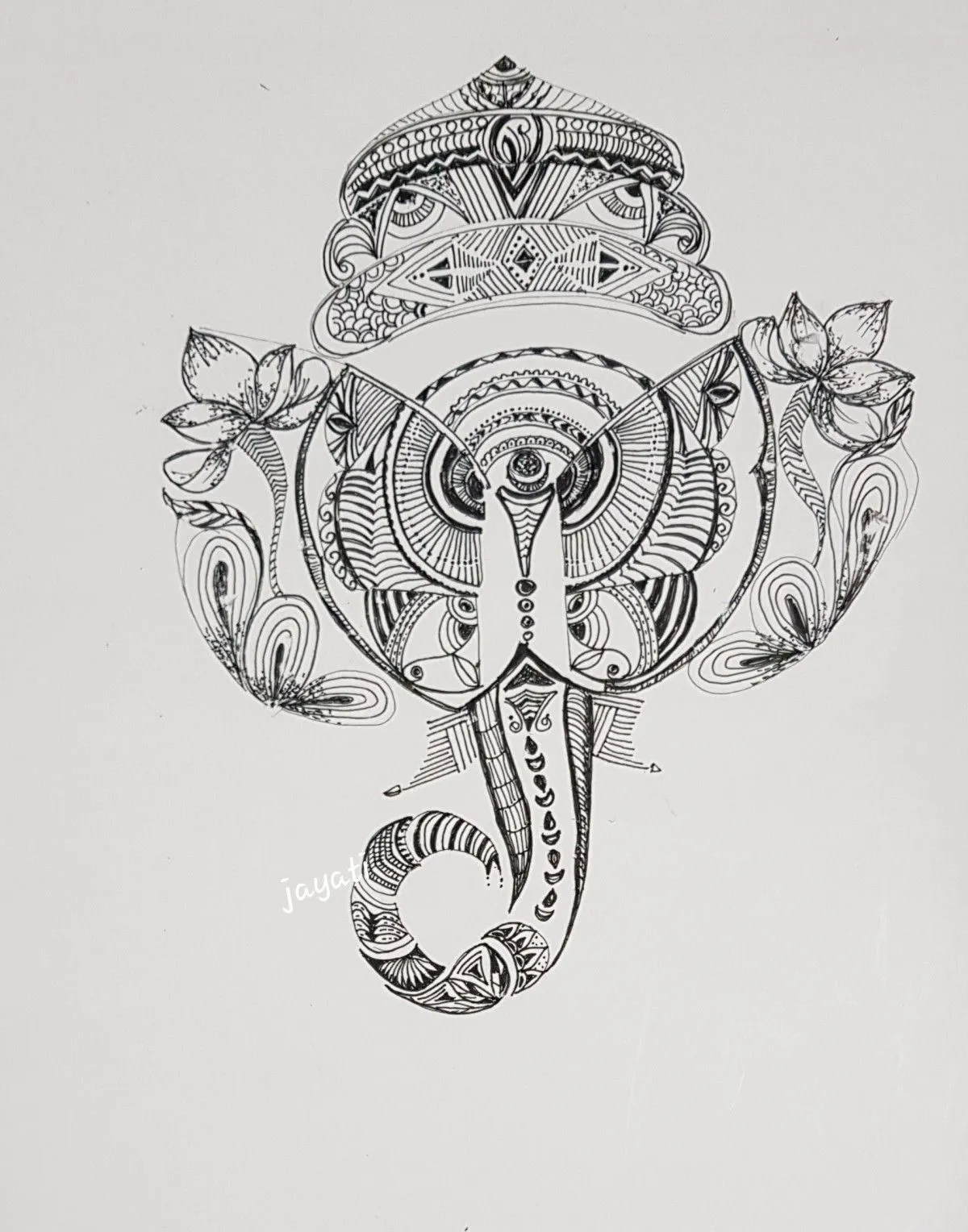 Ganesh, œuvre de Jayati Sengupta