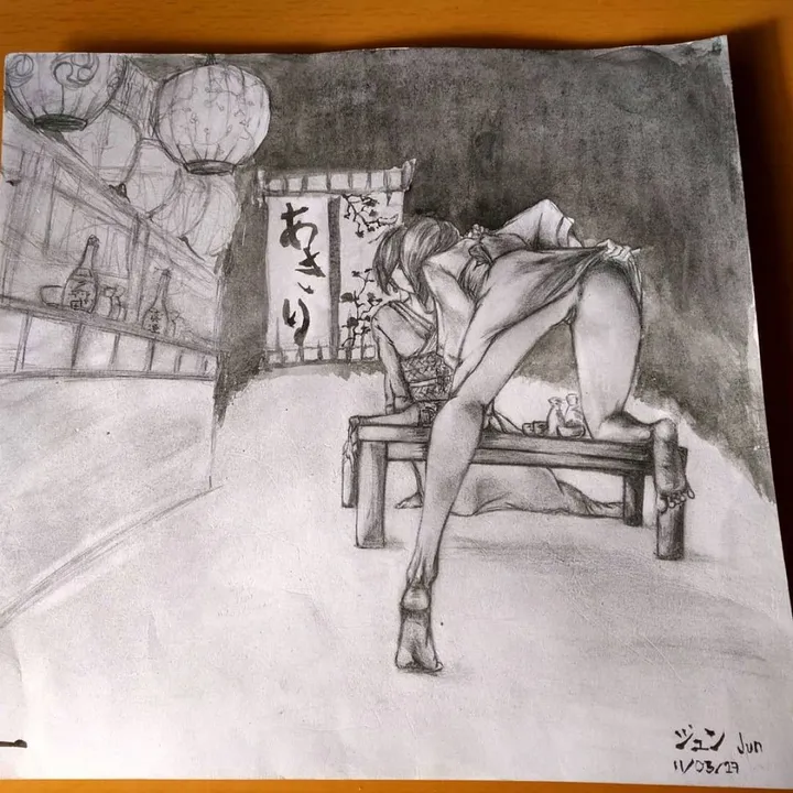 "Asari girls part 1", œuvre de Jun Jakiba