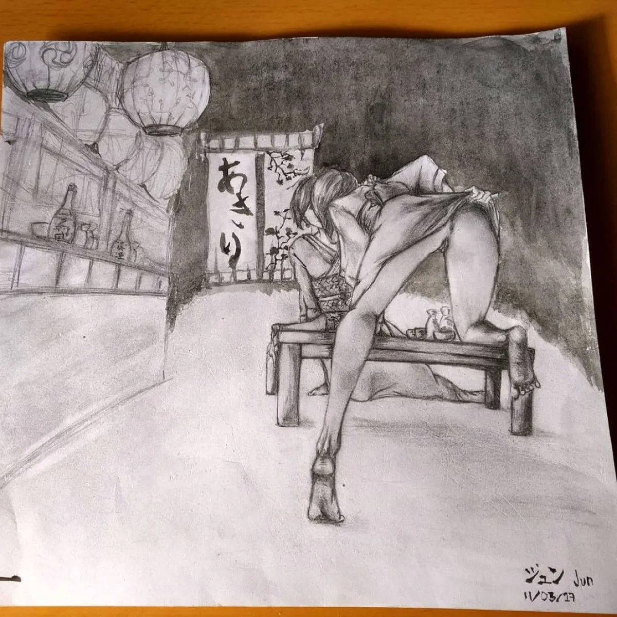 "Asari girls part 1", artwork by Jun Jakiba