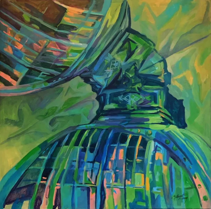 The psychedelic dome 5, artwork by Dragos Botezat