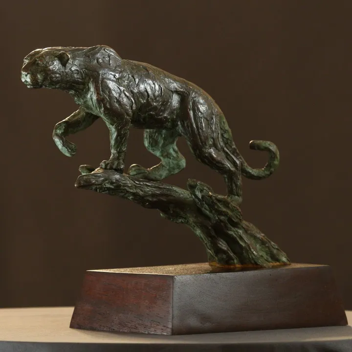 Stalking Leopard, œuvre de Willem Botha