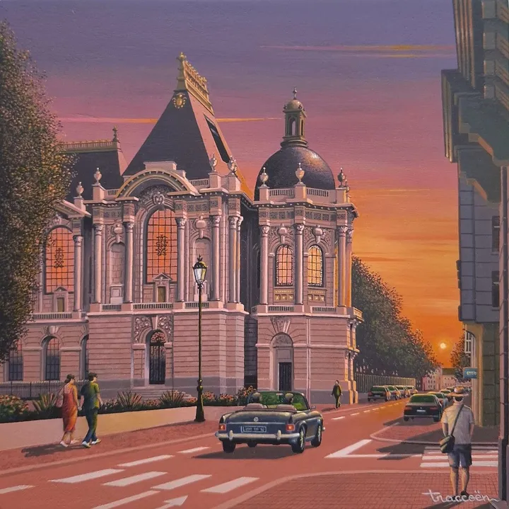Soir d’été au Palais des Beaux Arts, artwork by Thierry Traccoën