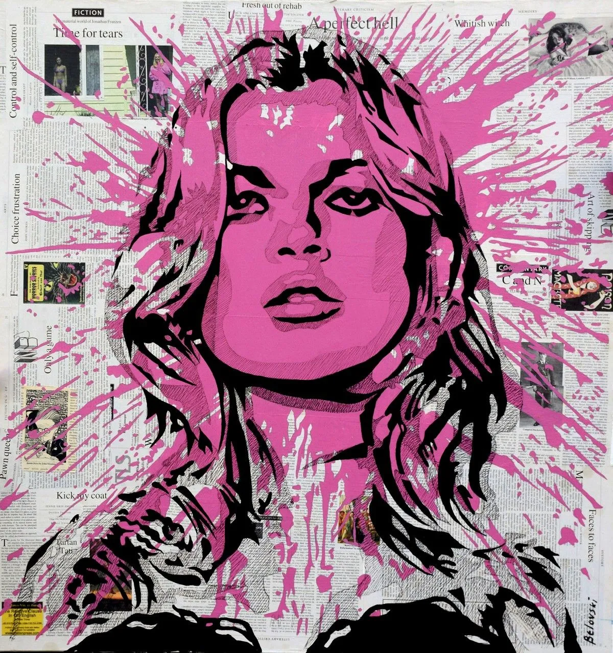 Cover girl 4, œuvre de Stanislav Belovski