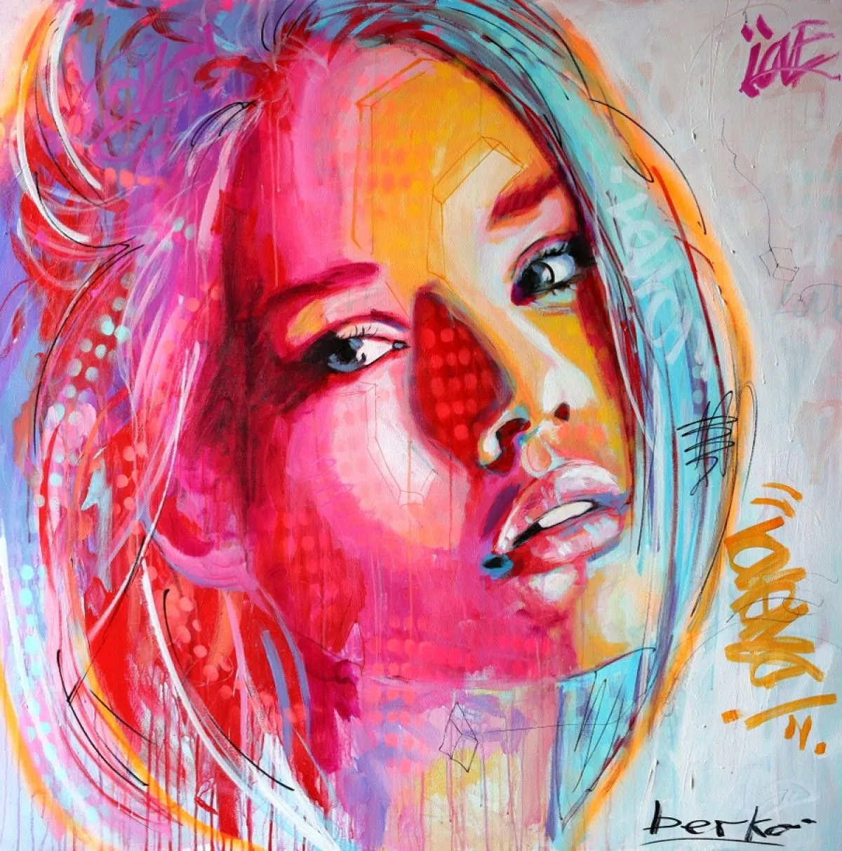 Jessica Sikosek, artwork by Berko .