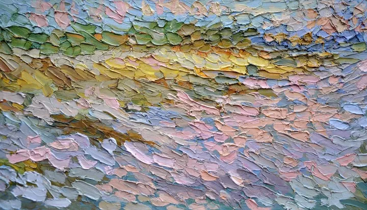 Silver river II, artwork by Olga Bezhina