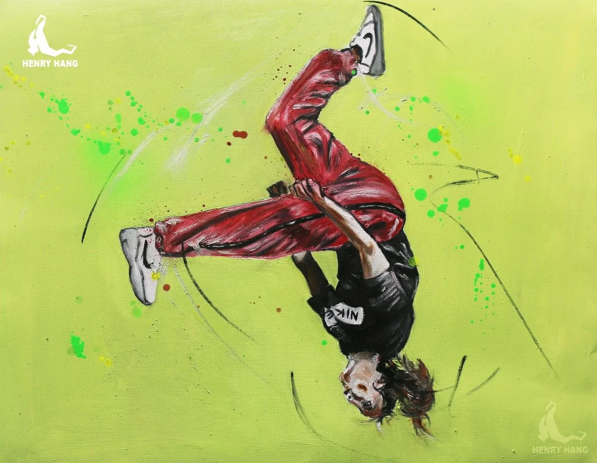 B.girl Jilou, artwork by Henry Hang