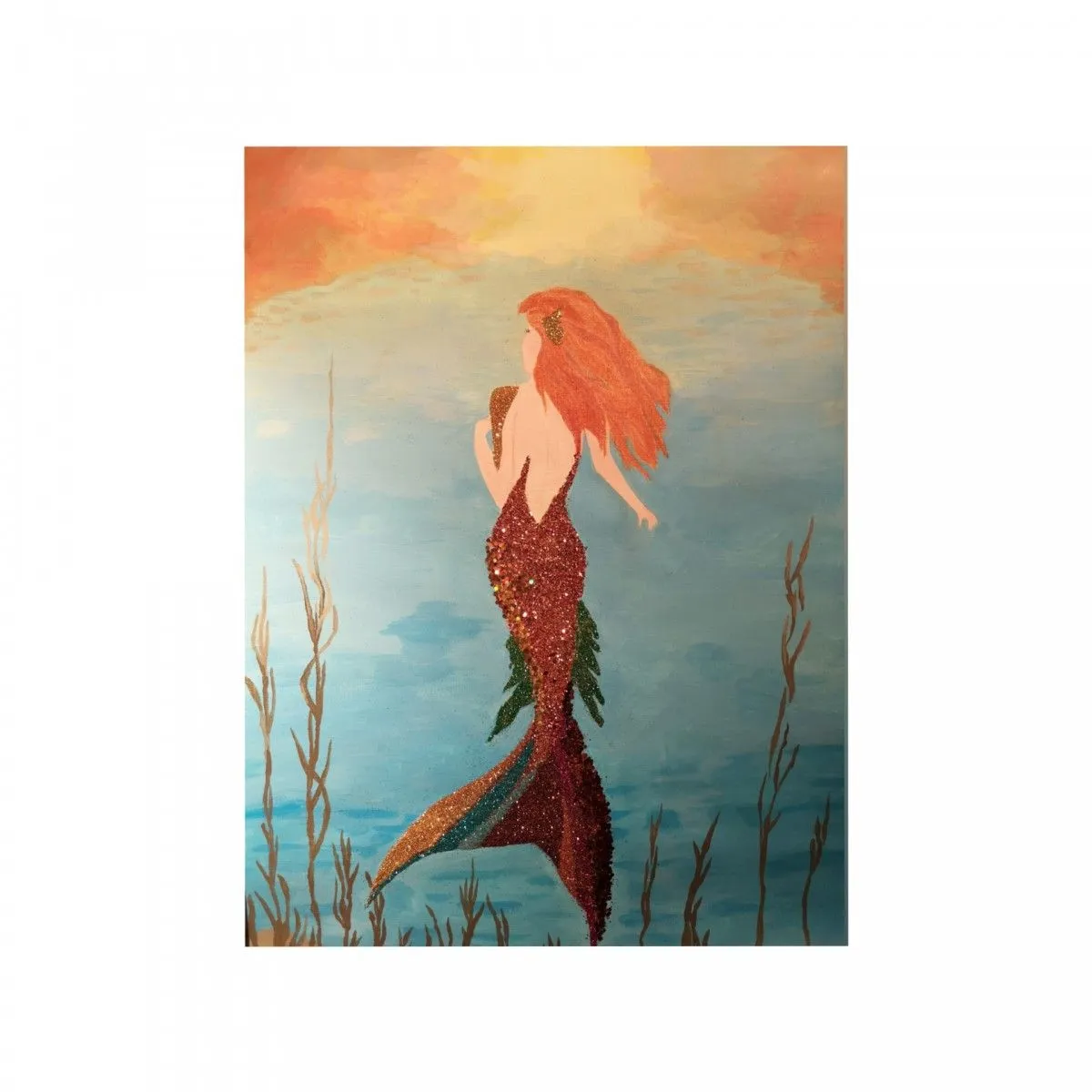 Sirène pailletée / Marmaid, artwork by Candice GONCALVES