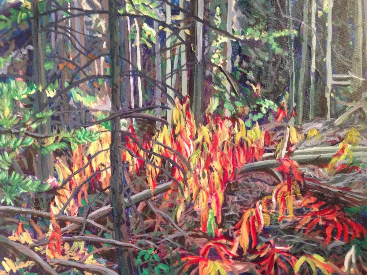 Fireweed, œuvre de Yvette Cuthbert
