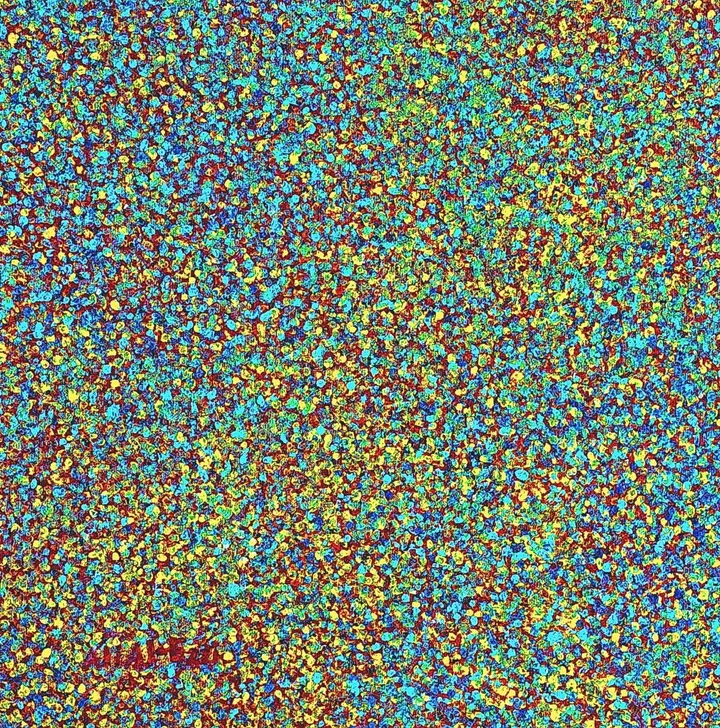 Basic Colors Noise, artwork by Ali AlEzzi