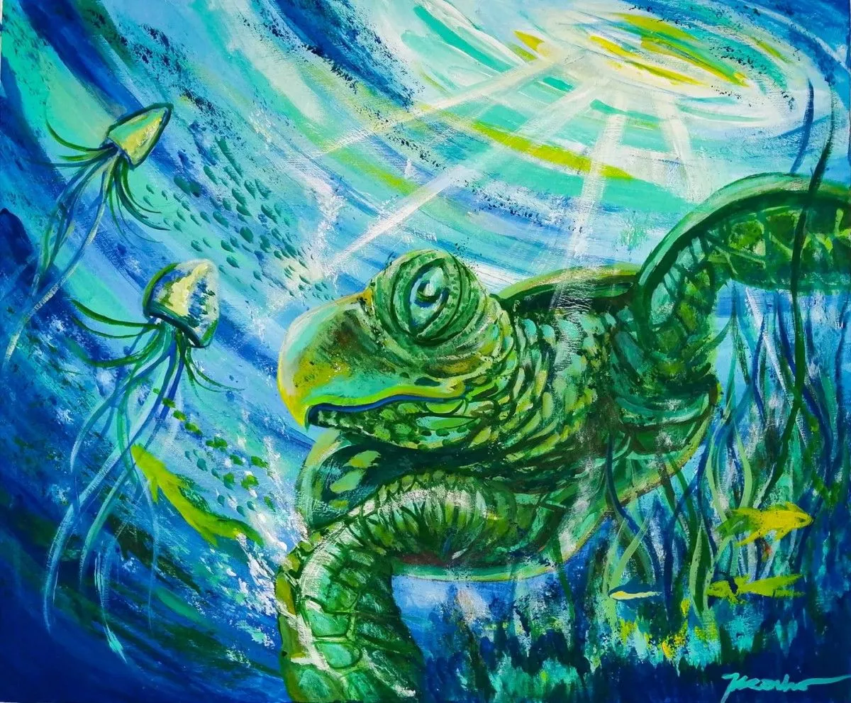 El Viaje de la Tortuga, œuvre de Jerome Stro