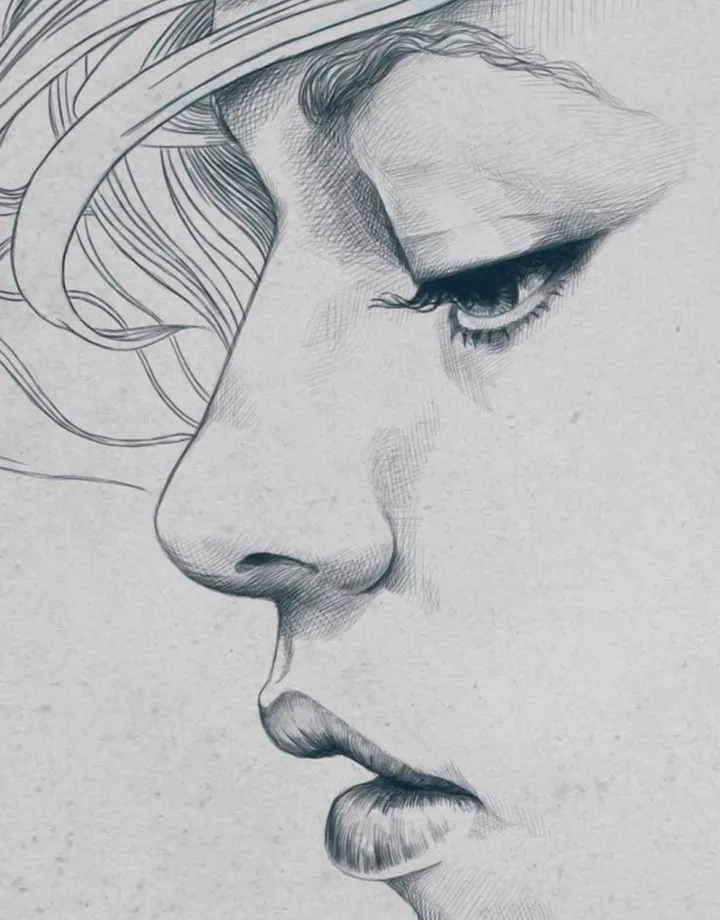 Pencil Drawing, artwork by Aaeesha Abideen