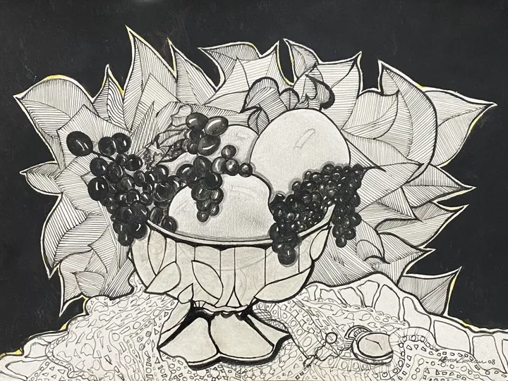 Nature Morte Stylisée, artwork by Denis Roucau