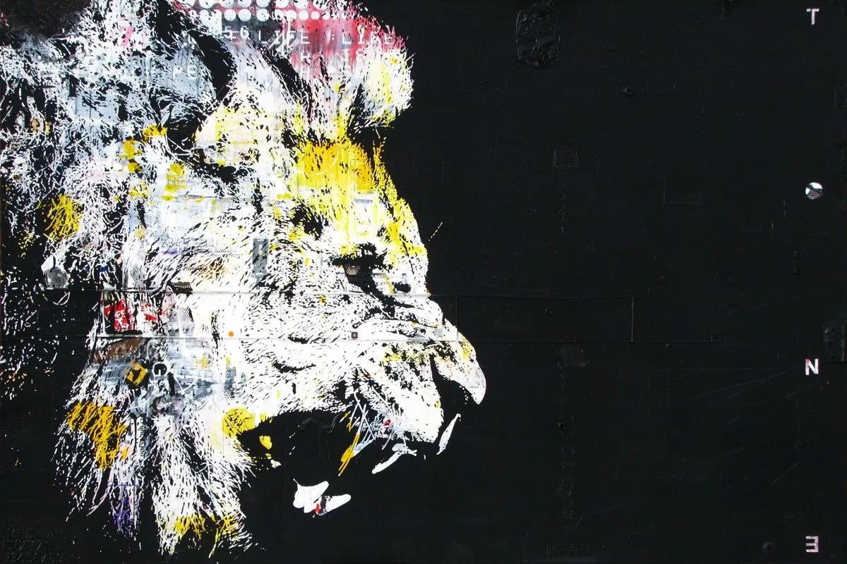 LE ROI LION, artwork by Tone .
