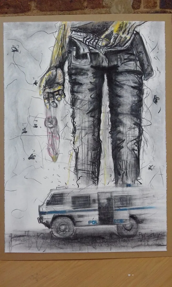 ''All day, everyday'', œuvre de Sifiso Temba