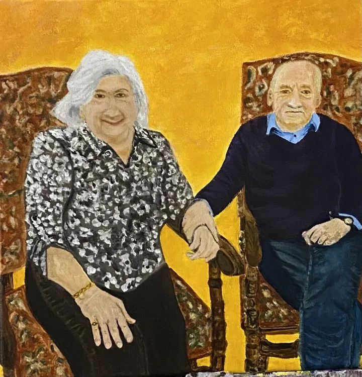couple d'amis, artwork by Anne Antoine