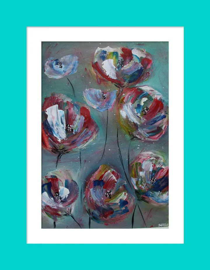 Flowers for Millie, artwork by Anne Olsen