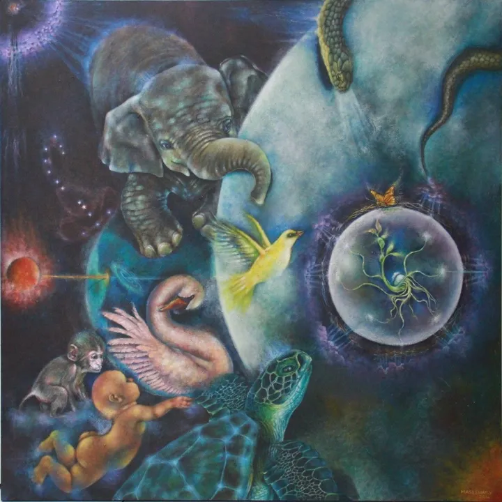 The Call of Innocence, artwork by Maheswary Manickam