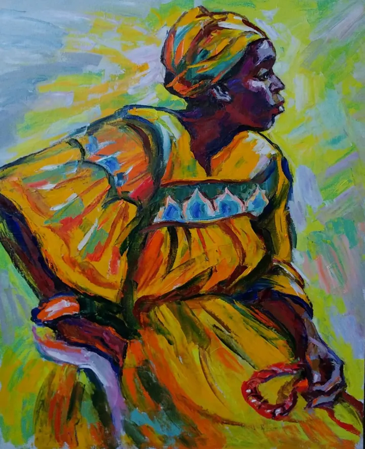 Spanish woman`s portrait, œuvre de Olga Karpenko