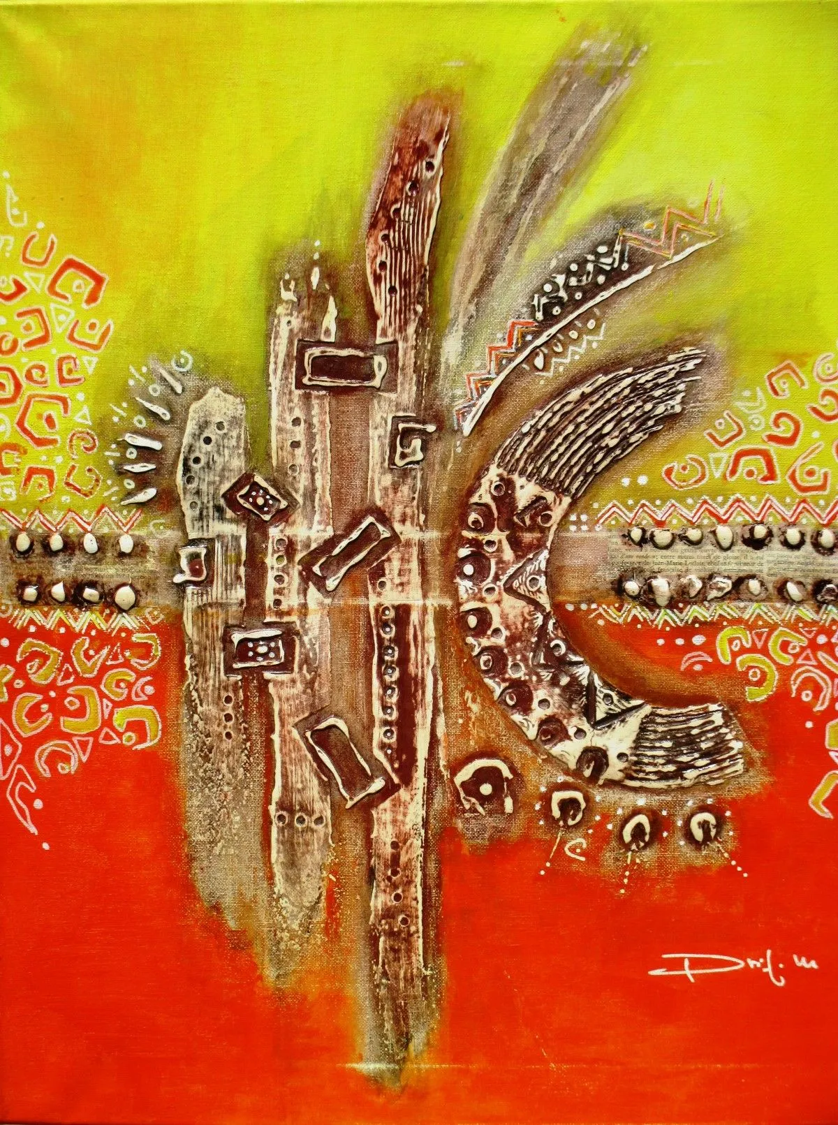 sans titre, artwork by Mohammed Drif